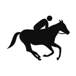 Horse Racing - Male | Strike | Silhouette | v1