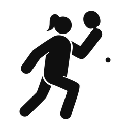 Table Tennis - Female | Round | Silhouette | v1