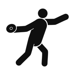 Discus Throw - Male | Round | Silhouette | v1