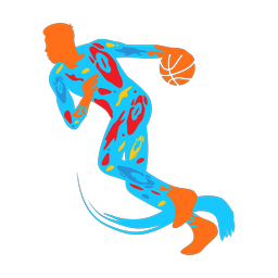 Basketball - Male | Splash | Colorful | v5