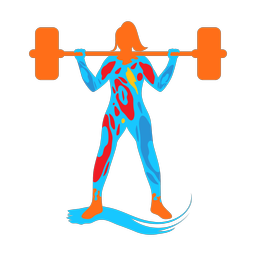 Power Lifter - Female | Splash | Colorful | v2