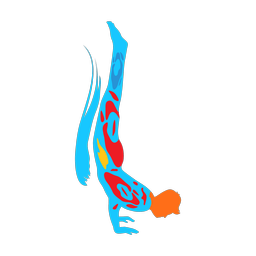 Yoga - Male | Splash | Colorful | v4