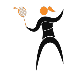 Badminton - Female | Motion | 2 Colored | v3