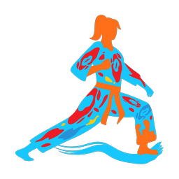 Karate - Female | Splash | Colorful | v6