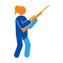 Hunting - Female | Round | 3 Colored | v2