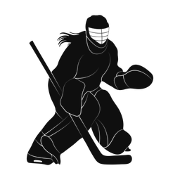 Ice Hockey Goalie - Female | Promax | Silhouette | v1