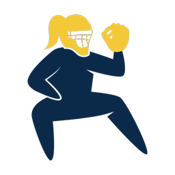 Softball Catcher - Female | Strike | 2 Colored | v1