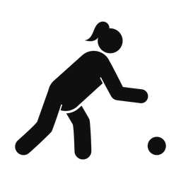 Bocce ball - Female | Round | Silhouette | v1