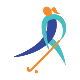 Field Hockey Player - Female | Motion | 3 Colored | v1