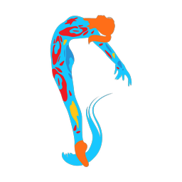 Dancing - Female | Splash | Colorful | v4