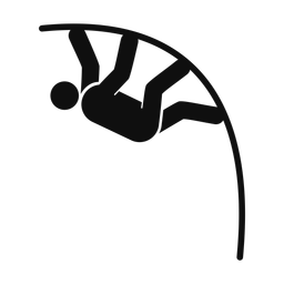 Pole Vaulting - Male | Round | Silhouette | v1