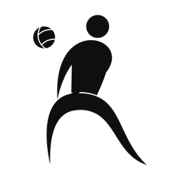 Volleyball - Male | Motion | Silhouette | v4