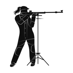 Air Rifle - Female | Promax | Silhouette | v1