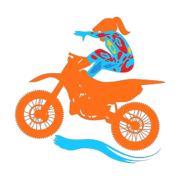 Motocross - Female | Splash | Colorful | v1