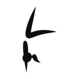 Balance Beam - Female | Motion | Silhouette | v1