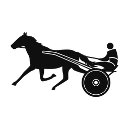Harness Racing - Male | Motion | Silhouette | v1