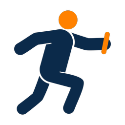 Relay Racing - Male | Round | 2 Colored | v1