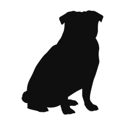 Pug - Both | Classic | Silhouette | v3
