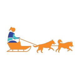 Sled Dog Racing - Female | Motion | 3 Colored | v1