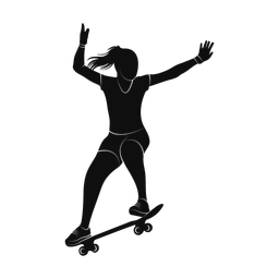 Skateboarding - Female | Promax | Silhouette | v1