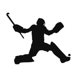 Field Hockey Goalie - Male | Classic | Silhouette | v1