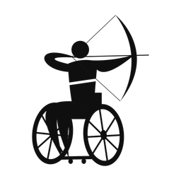 Para Archery - Male | Motion | Silhouette | v1