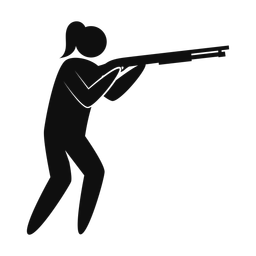 Skeet Shooting - Female | Strike | Silhouette | v1