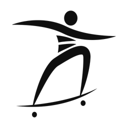 Skateboarding - Male | Motion | Silhouette | v1