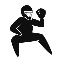 Baseball Catcher - Male | Strike | Silhouette | v1