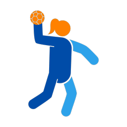 Handball - Female | Round | 3 Colored | v1