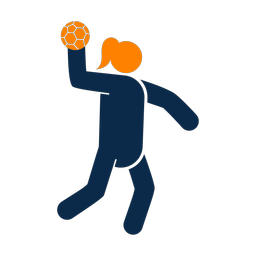Handball - Female | Round | 2 Colored | v1