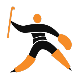 Field Hockey Goalie - Male | Motion | 2 Colored | v1