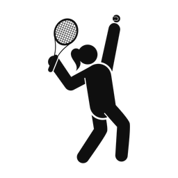 Tennis - Female | Round | Silhouette | v1