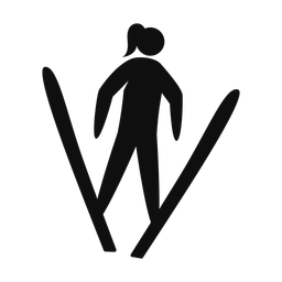 Ski Jumping - Female | Strike | Silhouette | v1