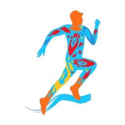 Running - Male | Splash | Colorful | v4