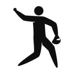 Baseball Pitcher - Male | Strike | Silhouette | v3