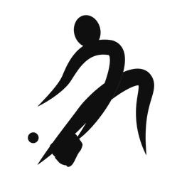 Baseball Fielder - Male | Motion | Silhouette | v1