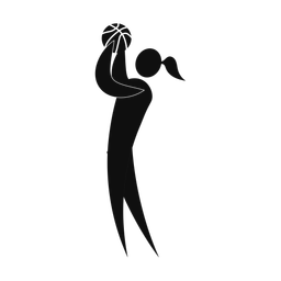 Basketball - Female | Motion | Silhouette | v7