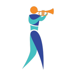 Marching Trumpet Player - Male | Motion | 3 Colored | v1