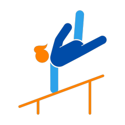 Uneven Bars - Female | Round | 3 Colored | v1