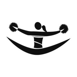 Cheerleader - Female | Motion | Silhouette | v6