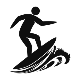 Surfing - Male | Strike | Silhouette | v2