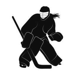 Ice Hockey Goalie - Female | Promax | Silhouette | v3