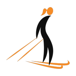 Cross Country Skiing - Female | Motion | 2 Colored | v1