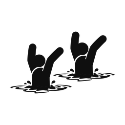Synchronized Swimming - Male | Round | Silhouette | v1