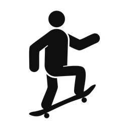 Skateboarding - Male | Round | Silhouette | v1