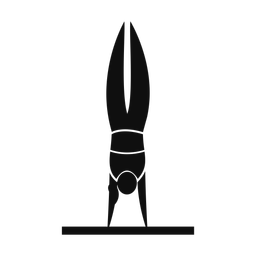 Balance Beam - Female | Motion | Silhouette | v6