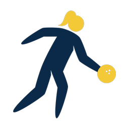 Bowling - Female | Strike | 2 Colored | v2