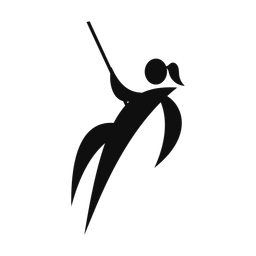 Rock Climbing - Female | Motion | Silhouette | v1