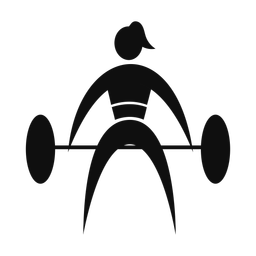 Power Lifter - Female | Motion | Silhouette | v5